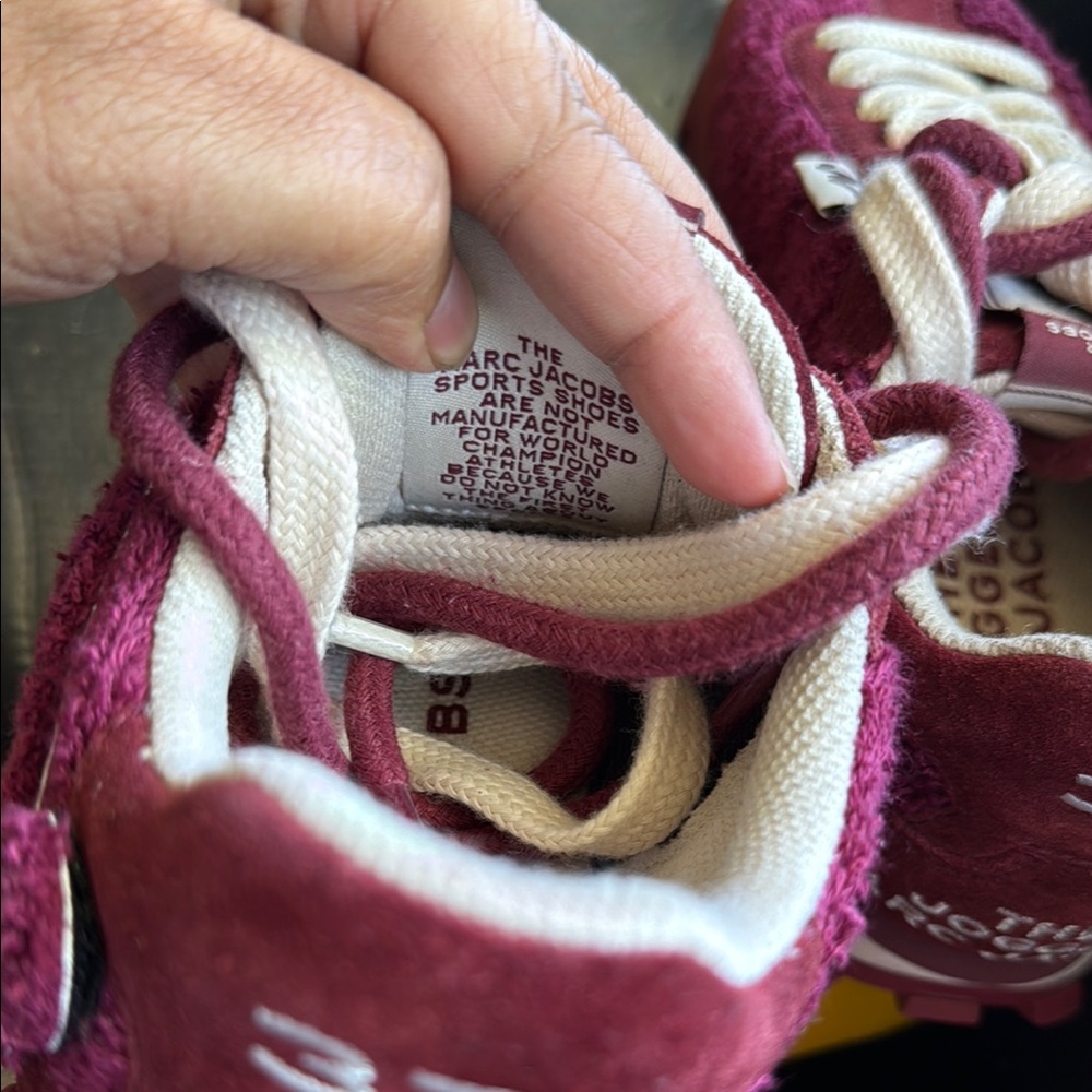 THE TERRY JOGGER BORDEAUX size 7 - Picture 9 of 10